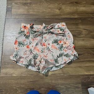 Floral Print Women's Shorts